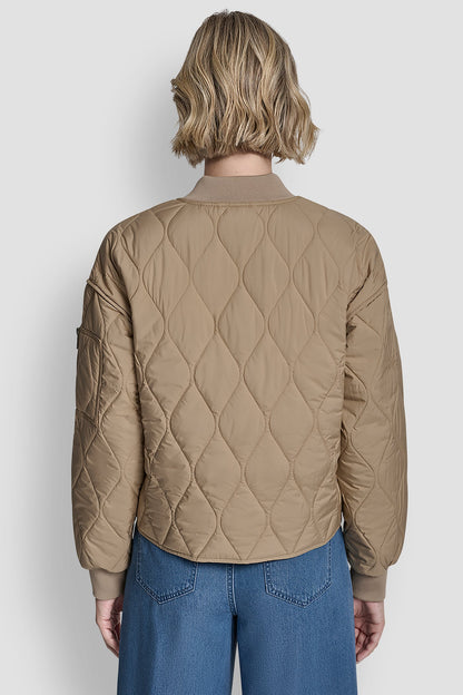QUILTED BOMBER JACKET