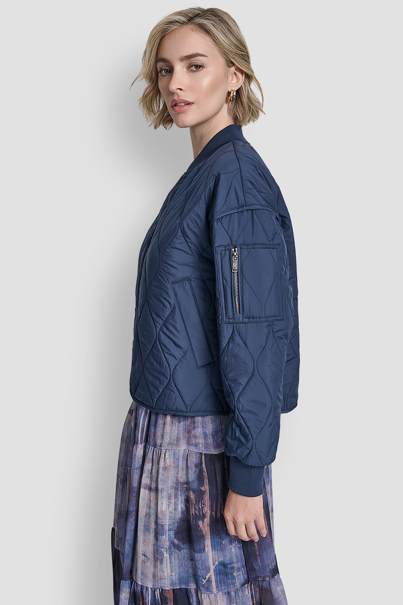 QUILTED BOMBER JACKET