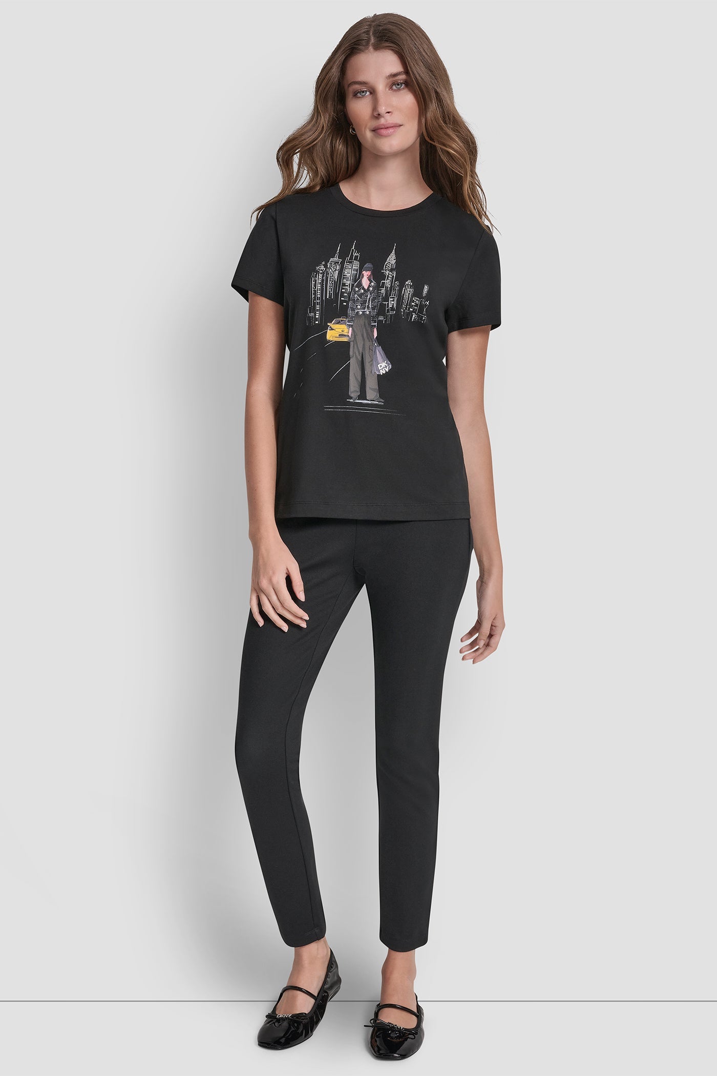 STUDDED MOTO CONVERSATIONAL TEE