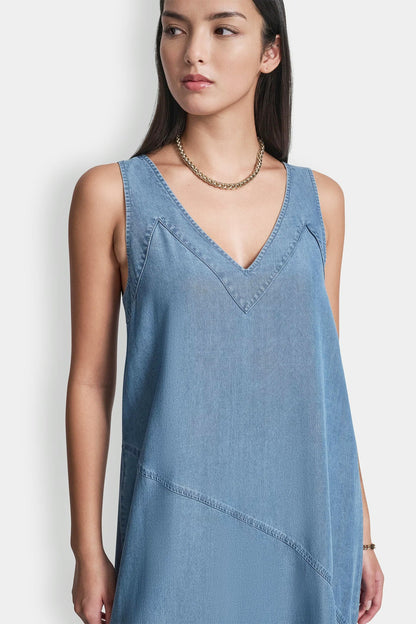 TENCEL MIDI SWING DRESS