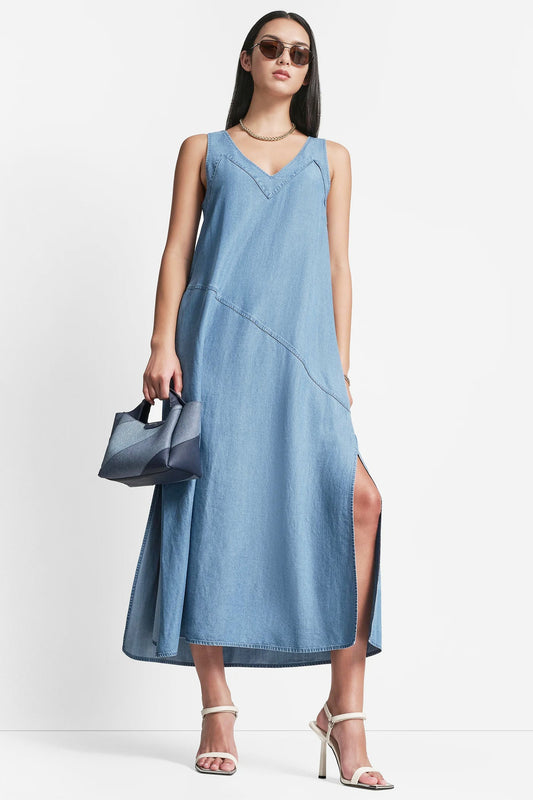 TENCEL MIDI SWING DRESS