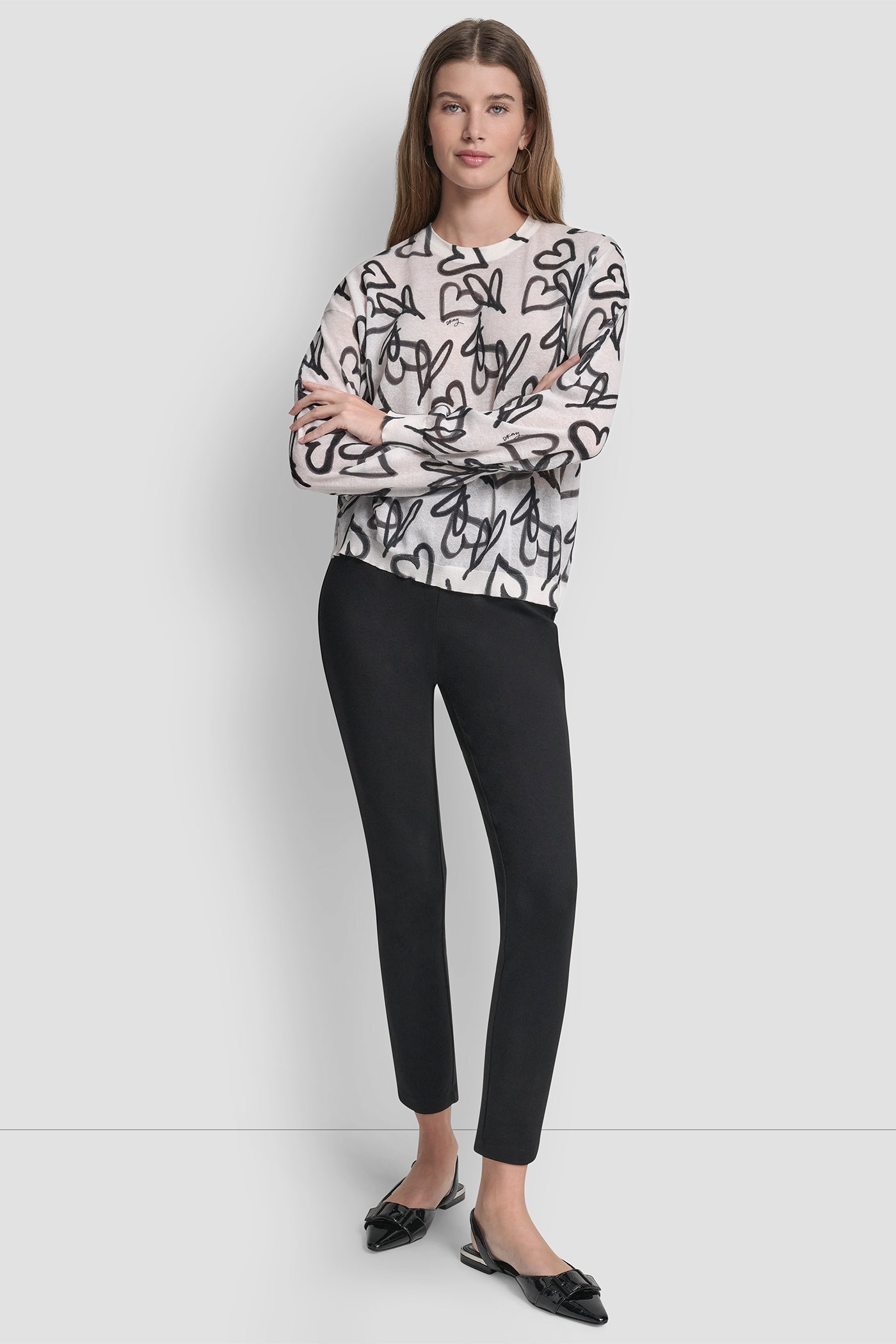 GRAFFITI HEART SWEATER