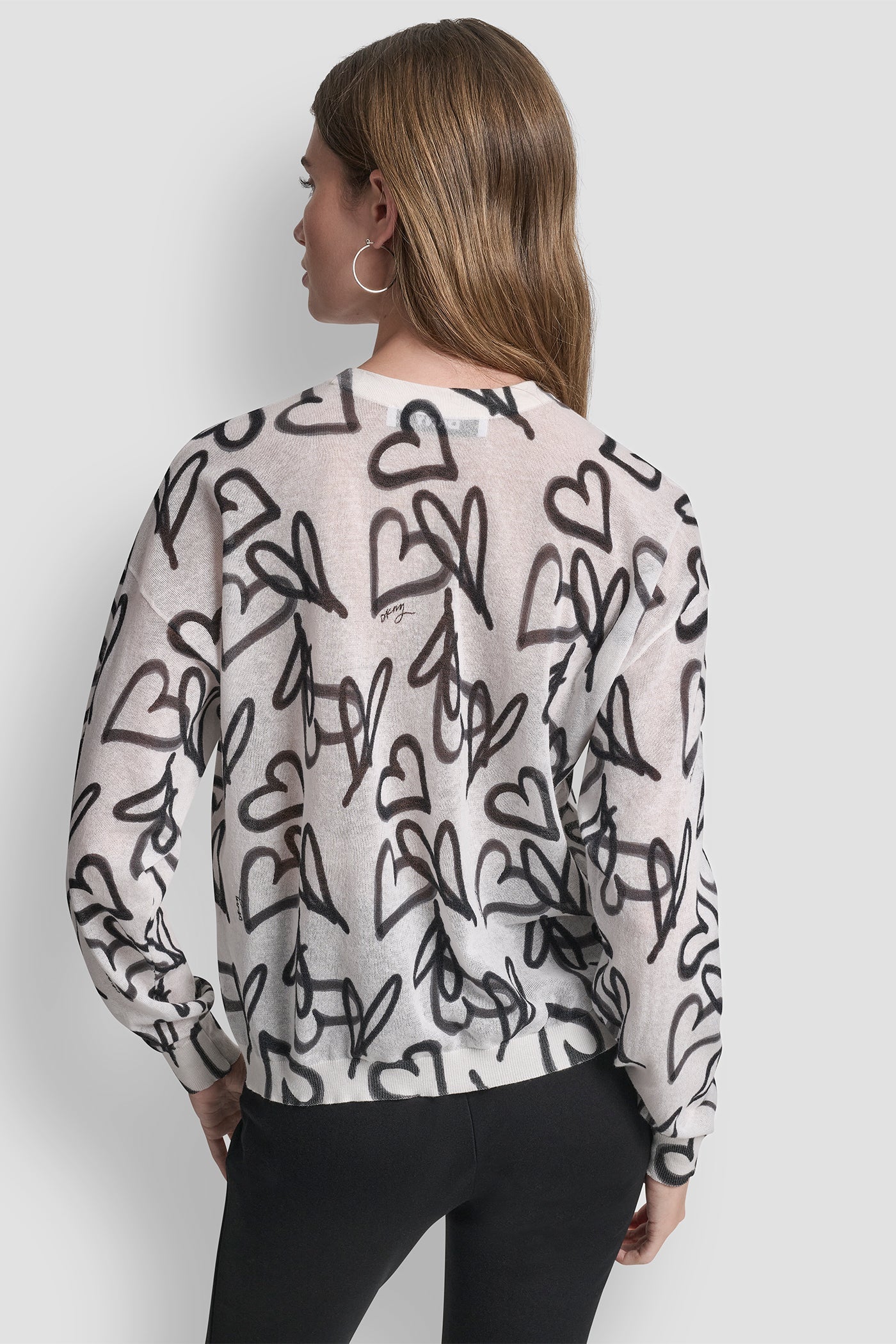 GRAFFITI HEART SWEATER