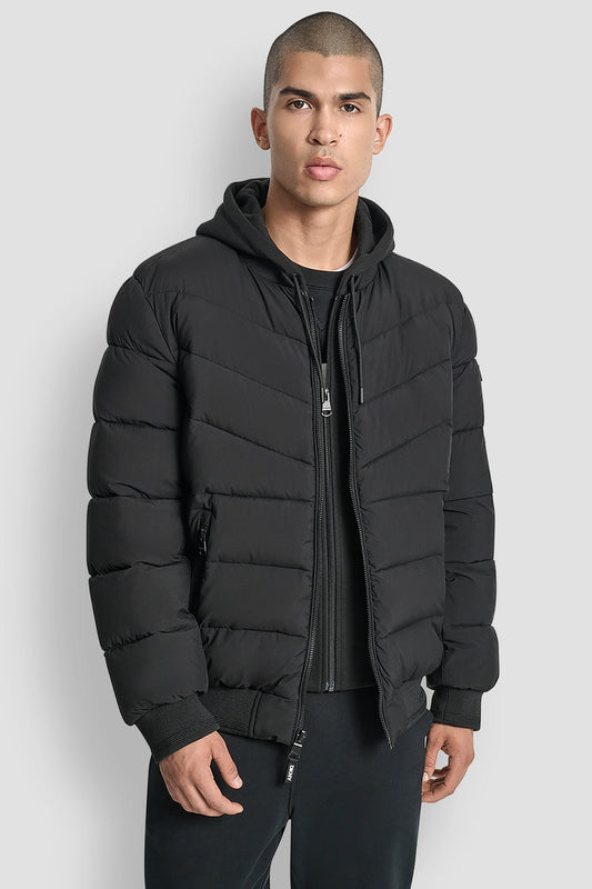 STRETCH BOMBER JACKET