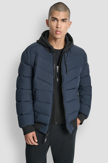 STRETCH BOMBER JACKET