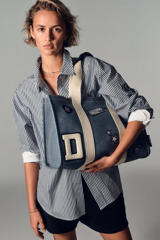 NESSA DENIM TOTE